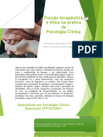 Funcao Terapeutica e Etica Na Pratica Clinica 27-08-22