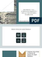 Decreto 742 - Fortalecimiento de La Economía Familiar