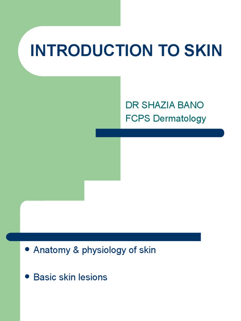 Introduction To Skin | PDF