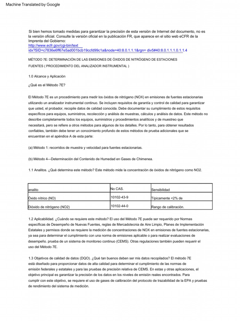 Method 7 e | PDF