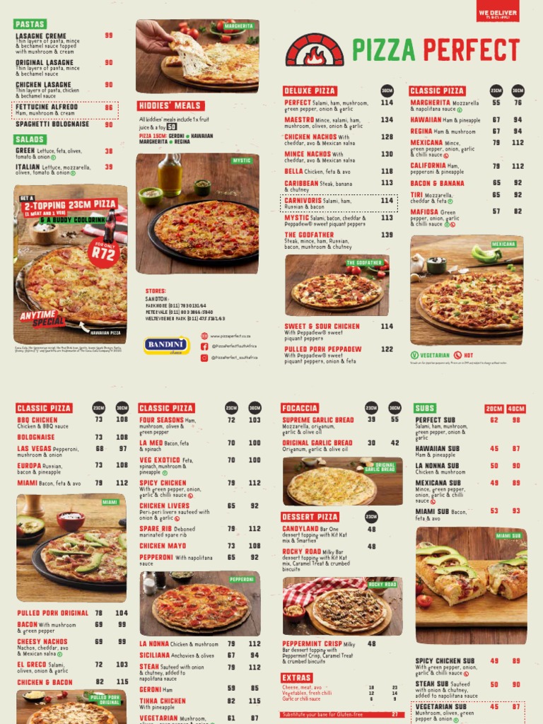 Pizza Menu3 PDF Pizza Sauce