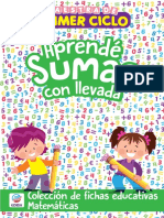 Aprendé Sumas Con Llevadas - Fichas