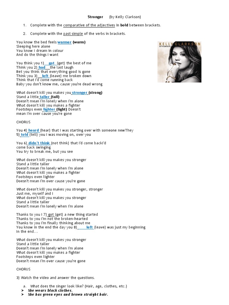 comparative adjectives song for kids
