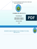 Modelo de Diapositiva - Proyecto Empresarial