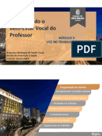 Módulo 3.1 Voz No Trabalho Docente