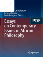 Jonathan O. Chimakonam, Edwin Etieyibo, Ike Odimegwu - Essays On Contemporary Issues in African Philosophy-Springer (2021)