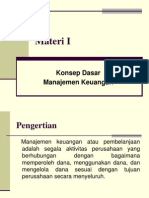 Materi I Konsep Dasar MK