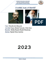 Fundamentos de La Libertad Según Los Filósofos Nietzsche y Paulo Freire