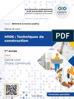 m106 Les Techniques de Construction - Manuel de Cours (Version Nov 2021)