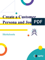 Create A Customer Persona and Journey