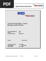 Classical Report-Storage Location Extract