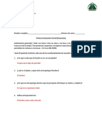 I Evaluación Parcial Antropología Filosófica Clave