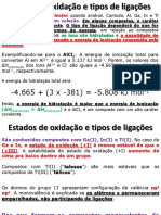 Efeito Do Par Inerte e Formação Do CO2 e SiO2