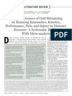 The Effectiveness of Gait Retraining On Running Kinematics, Kinetics, Performance, Pain, and Injury in Distance Runners A Systematic Review With Meta-Analysis