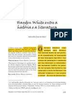 Hayden White entre a literatura e a história