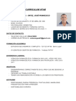 Curriculum Vitae: Ortiz, José Francisco