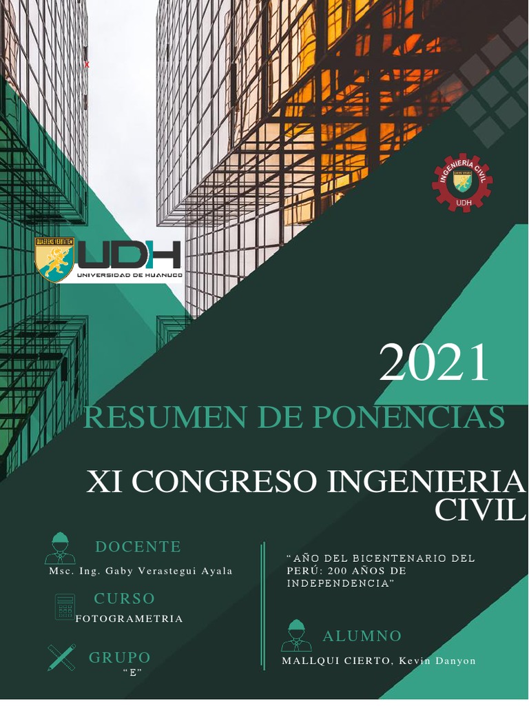 Resumen de Ponencias Del Congreso Udh | PDF
