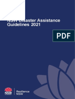 NSW Disaster Assistance Guidelines Dag 2021