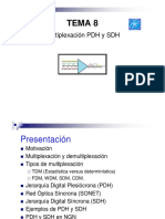 Tema 8 Multiplexacion PDH SDH