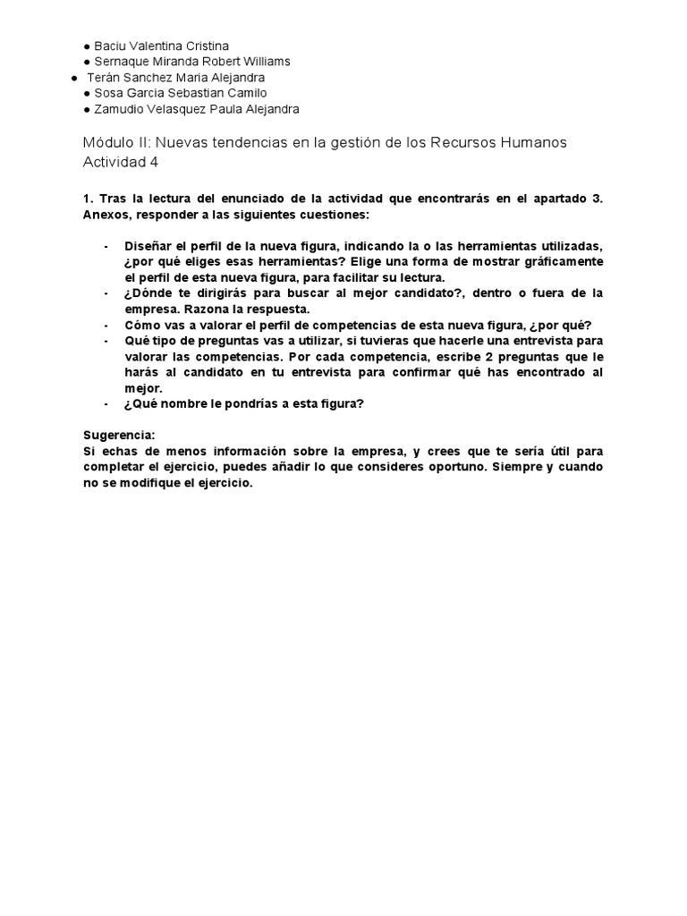 Módulo Ii Actividad 4 Pdf