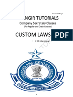 JT Customs Law Exam Importance .