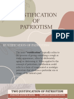 Rustification of Patriotism