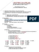 General Mathematics Week 4