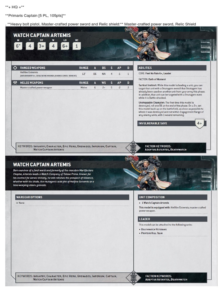 DeathWatch 1000pts Vol 3 PDF