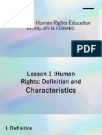 CLJ Human Rights Education ATTY JMF