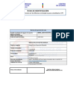 Hoja de Identificacion - Utc