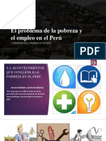 El Problema de La Pobreza y El Empleo en El Perú