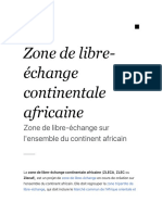 Zone de Libre-Échange Continentale Africaine - Wikipédia