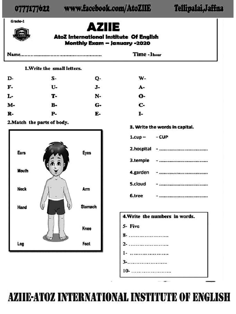 GRADE 1 EXAM PAPERS PDF DOWNLOAD visual data 6