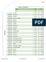 Tabela Polyhealth - Abril 2023 - Toxinas - Preenchedores - Anestesicos - Toskani - Mesoestetic - Emptiers
