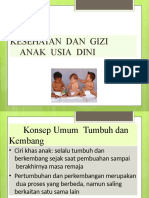 Gizi Dan Kesehatan Anak Usia PAUD