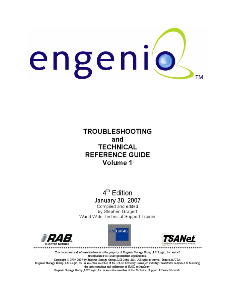 Troubleshooting and Technical Reference Guide-Vol 1-E4 | PDF | Command ...
