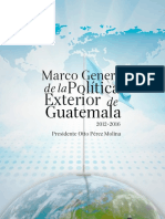 Marco General Politica Exterior Guatemala