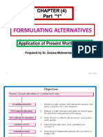 CHAPTER (4) FORMULATING ALTERNATIVES - Part - 1