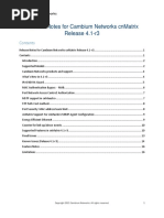 cnMatrix-EXTX Release Notes - 4.1-r3