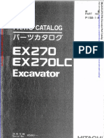 Hitachi Ex270 270lc Excavator Part Catalog