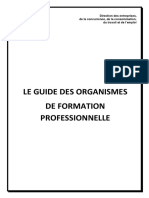 Guide Des Organismes de Formation Professionnelle - 03122020