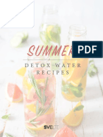 Summer Detox Waters Outlined