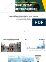 Impacto Del Cambio Climático en Zonas Costeras - Romulo Loayza