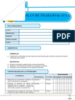 Plan Anual de Trabajo de Aula