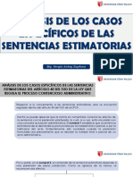 Análisis de Los Casos Específicos de Las Sentencias Estimatorias