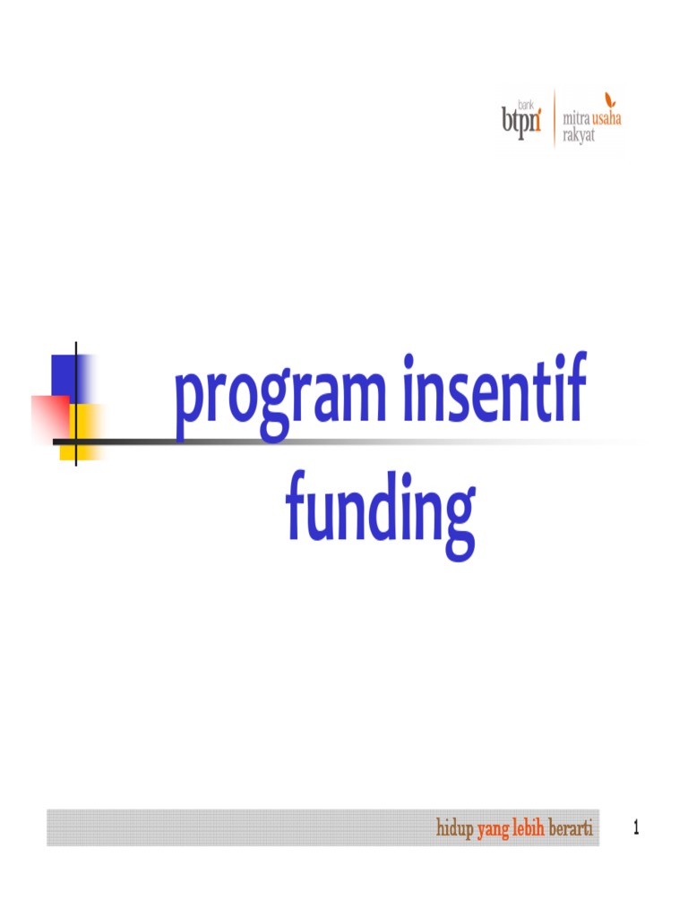 Program Insentif Funding Karyawan UMK | PDF | Bisnis