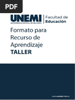 Taller en Clase - Planificación