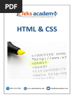 HTML Css Syllabus