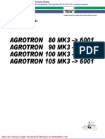 Deutz Fahr Agrotron 80-90-100 105 Workshop Manual