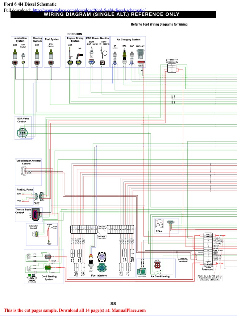 Ford 6 4l4 diesel schematic pdf